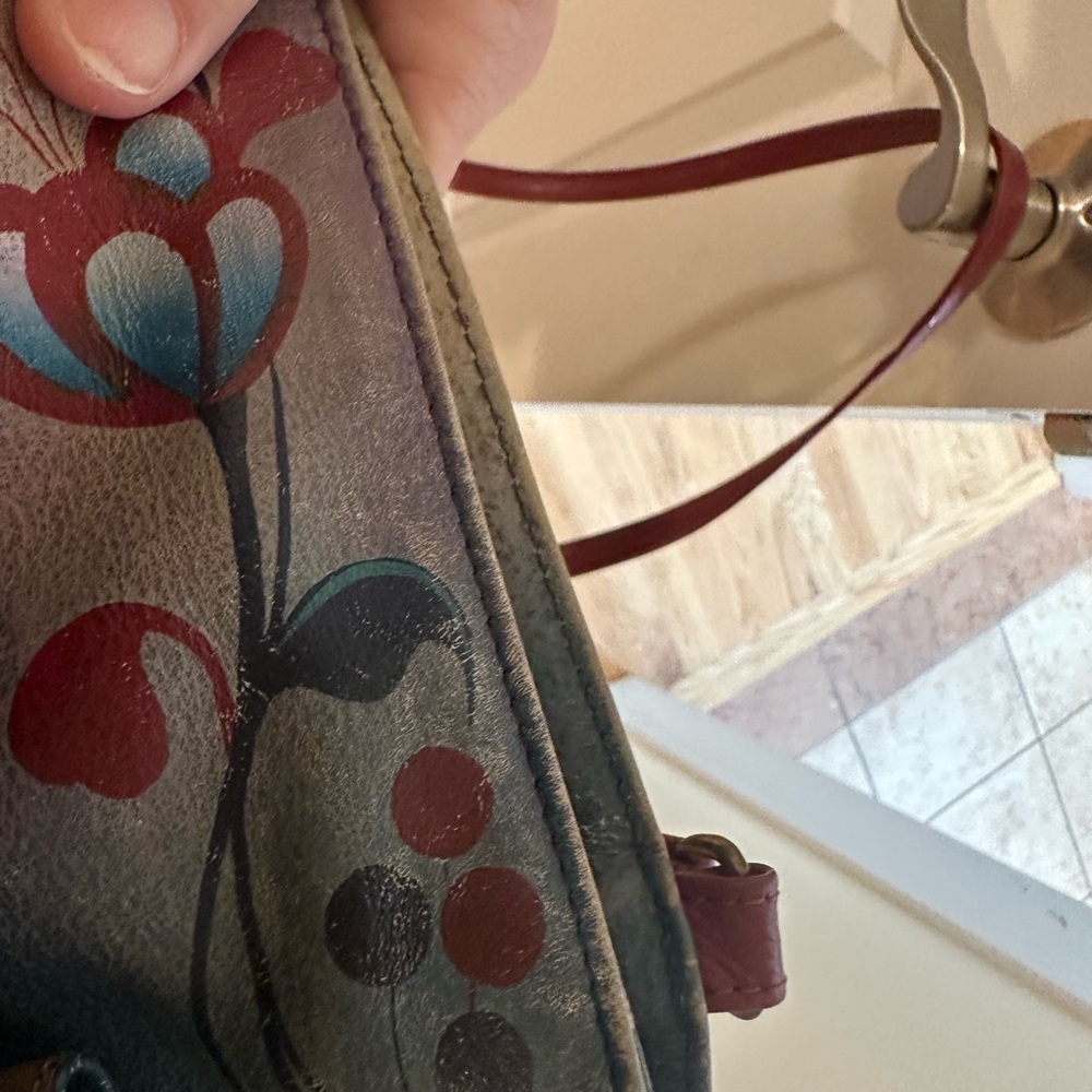 Anuschka Multicolor Floral Crossbody Bag - Picture 3 of 3